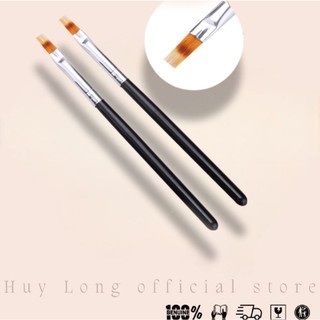 Cọ ombre cọ tán omber( đầu dẹt , cán gỗ đen)