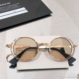 Kính mắt tròn kuboraum, chất liệu titanium, hàng cao cấp 1:1, kèm full box, bảo hành 12 tháng - kính mắt 168