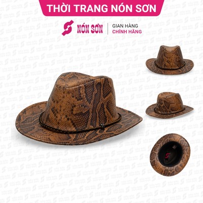 Mũ vành da thời trang NÓN SƠN chính hãng MH172DA-NU1