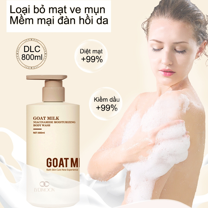 Sữa tắm detox Sữa tắm diệt khuẩn Sữa tắm thiên nhiên Sữa tắm dưỡng trắng da Làm sạch và giảm ngứa Đánh bay mụn lưng