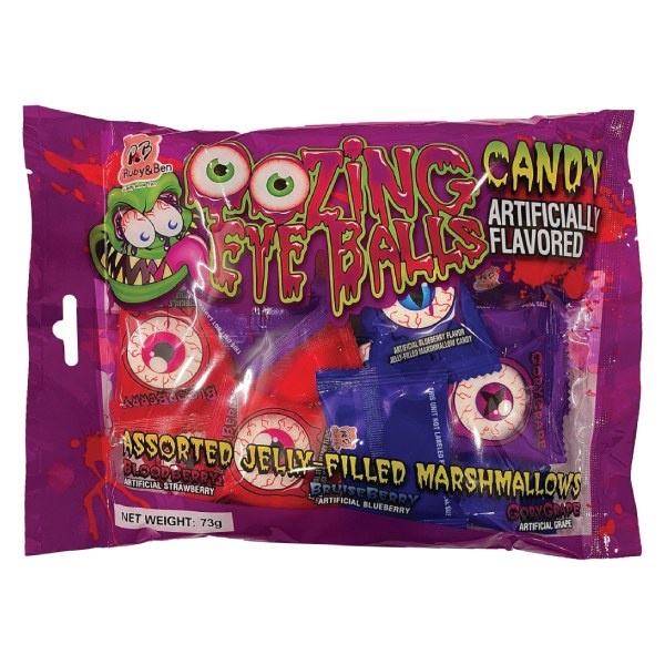  Kẹo Dẻo Con Mắt Ruby&Ben Marshmallows Candy  Gói 230g  