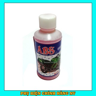 Dầu thắng đĩa, dầu phanh xe máy mini 50ml ly hợp phanh ABS DOT 3 màu đỏ