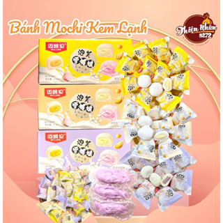Thùng 2,5kg Bánh MoChi Kem Lạnh - 9 Vị (Sầu riêng , Đậu Nành, Khoai Môn, Chuối, Bơ, Đào,Dừa, Xoài, Soocla )