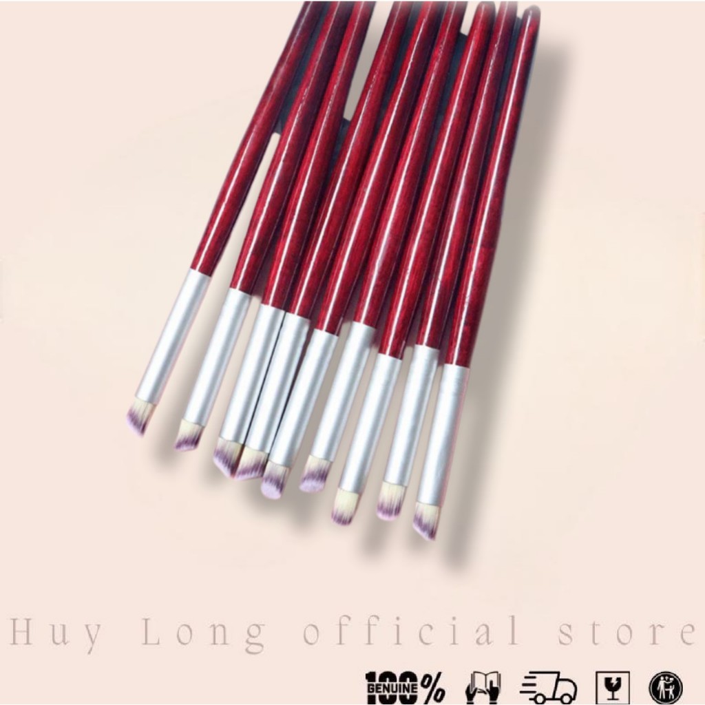 cọ làm ombre ( đầu tròn cán gỗ )