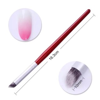 cọ làm ombre ( đầu tròn cán gỗ )