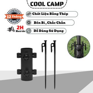 Chốt Đỡ Lều, Thanh Đỡ Cọc Lều Chất Liệu Thép Chống Gỉ Cao Cấp, Giá đỡ Phụ Kiện Lều Cắm Trại Dã Ngoại