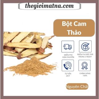Bột rễ cam thảo nguyên chất dưỡng da, làm đẹp - bột đắp mặt & tắm trắng