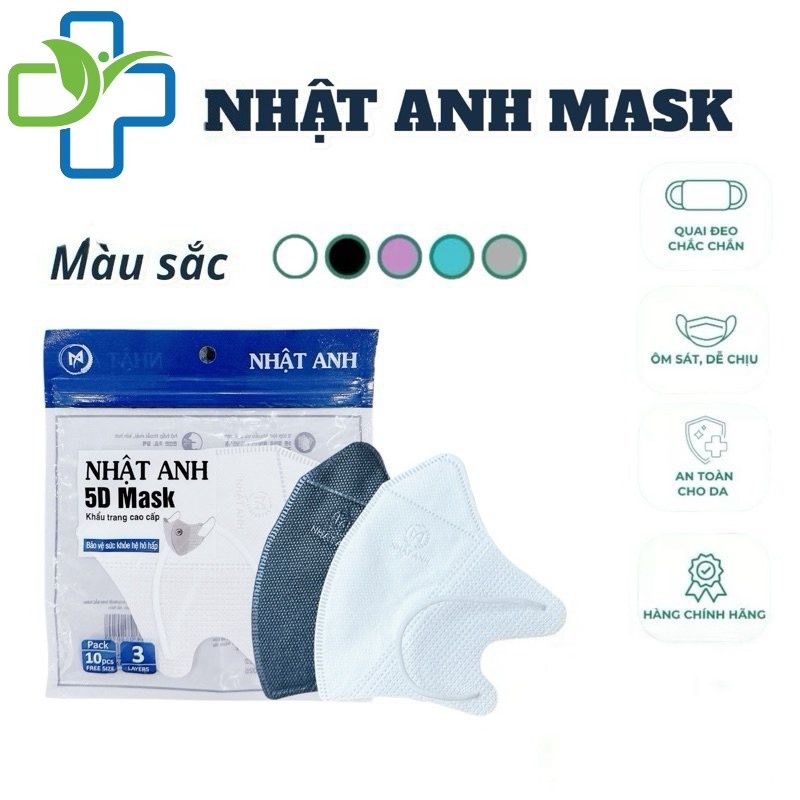 [ Free Ship ] Thùng 200 Chiếc 5D NHẬT ANH - Khẩu Trang 5D