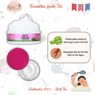 Kem ủ phục hồi dành cho tóc khô, chẻ ngọn Mielle Rice Water & Aloe Vera Deep Conditioner 227g