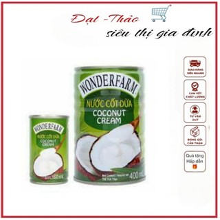 Nước cốt dừa wdnderfarm loại 160/400ml