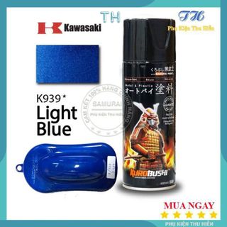 Sơn Xịt Samurai Màu Xanh Sáng Kawasaki - Mã K939