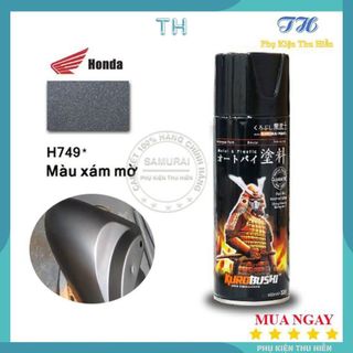 Sơn Xịt Samurai Màu Xám Mờ - Mã H749