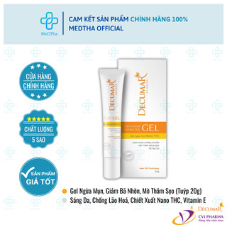 Decumar advanced anti-acne nano thc - gel hỗ trợ ngừa mụn, giảm thâm, mờ sẹo medtha