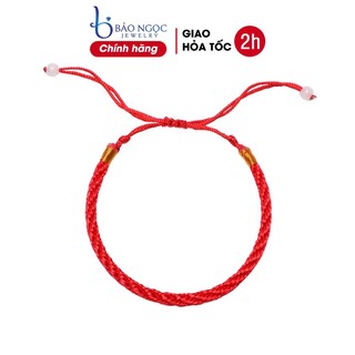 Vòng tay chỉ đỏ may mắn dây rút điều chỉnh kích thước tiện lợi - V29 - Bảo Ngọc Jewelry