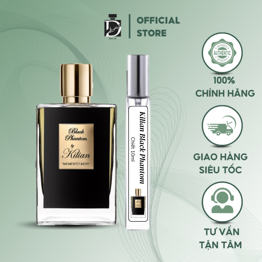 nước hoa nam nữ Kilian Black Phantom - bí ấn, quyến rũ, nước hoa chính hãng Dallas_chiết 10ml