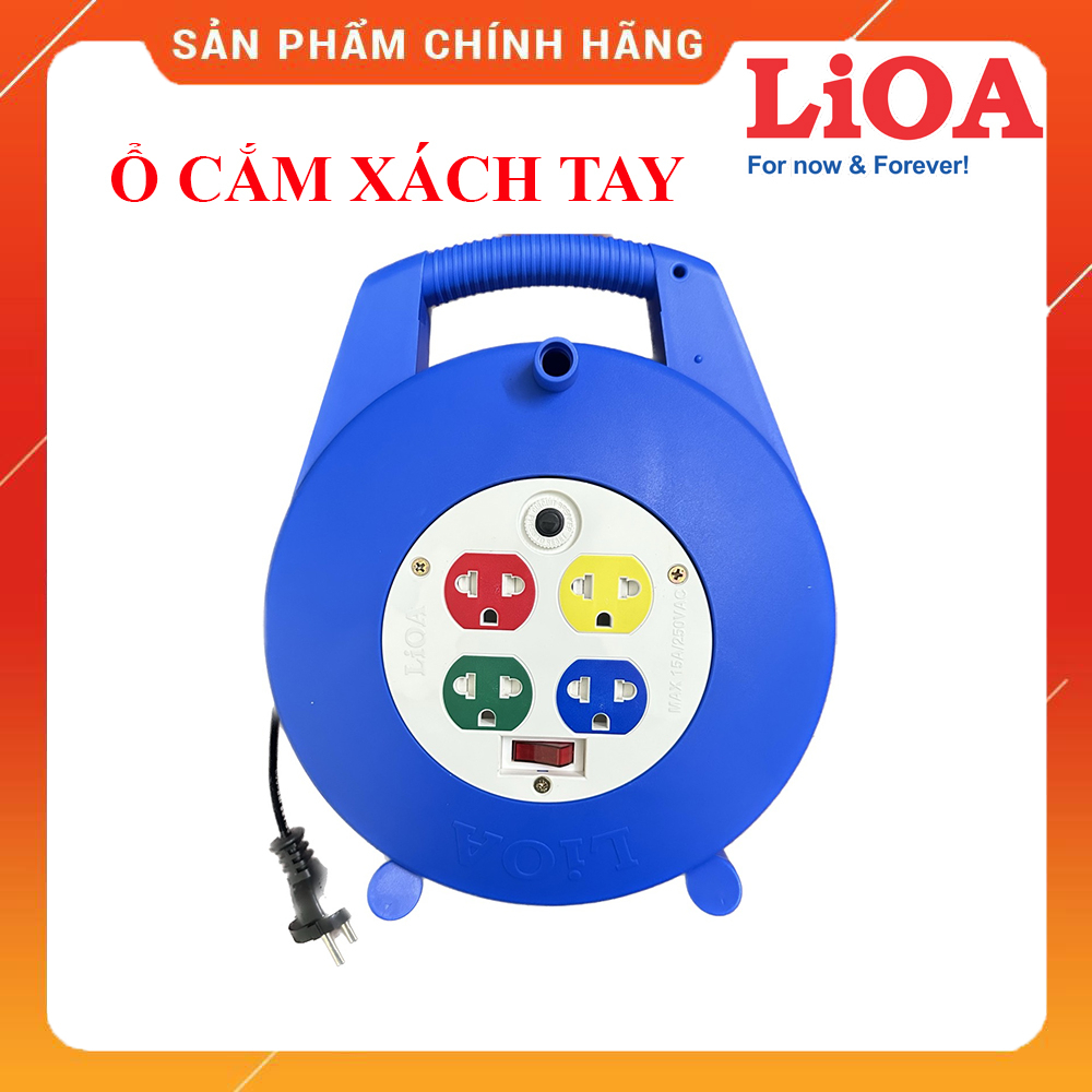 Ổ Cắm Xách Tay LiOA XTD10-2-10A Dây 10m X 2 10A