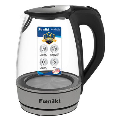 Ấm siêu tốc thủy tinh Funiki HKT5232 (1.7L- 1850W)- Bảo hành chính hãng 14 tháng