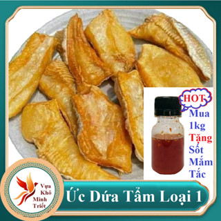Ức cá dứa tẩm ớt, mỡ bụng cá dứa ớt đặc biệt 1kg ngon khó cưỡng-[Tặng Kèm Sốt Tắc Chua Cay]  Vựa Khô Minh Triết