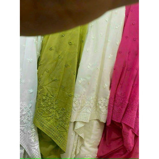 Boi tơ thêu chân hoa 3D