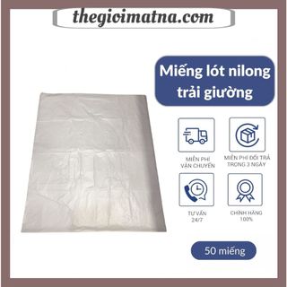 🐙 Miếng lót nilong trải giường tắm trắng dùng 1 lần cho Spa