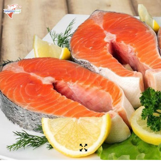 Cá hồi cắt khoanh đông lạnh Annaseafresh 350gr/500gr/1000gr