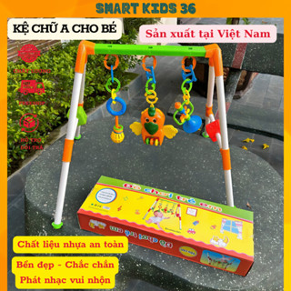 (Ảnh+Video thật)Kệ Chữ A Phát Nhạc Hình Con Vẹt Cho Bé Yêu Hàng Việt Nam An Toàn Cho Bé - Smart Kid