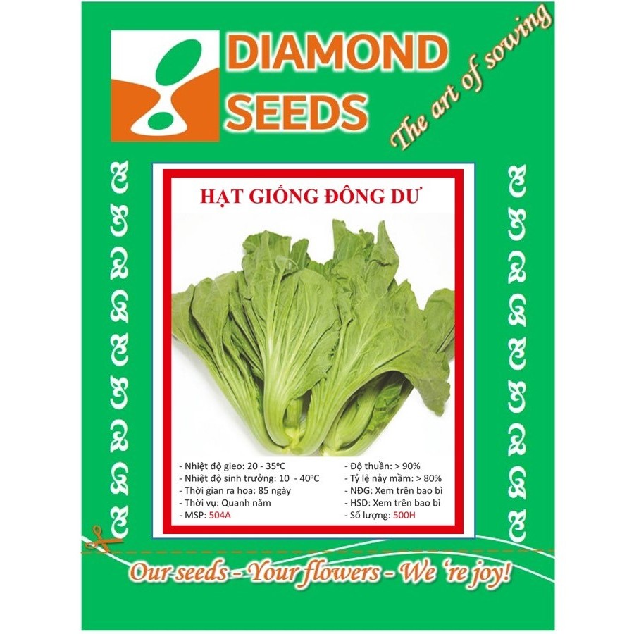 [BÁN SỈ] Hạt giống cải bẹ dưa (cải bẹ Đông Dư, cải bẹ muối dưa)