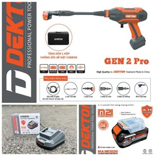 Thân máy rửa xe , rửa máy lạnh cầm tay pin Dekton M21-SRX1401PLUS MODEL 2024