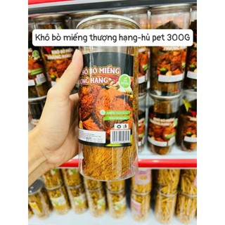 Khô bò củ chi - miếng to mềm - kèm gia vị hũ 310g