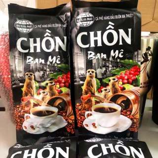1kg cà phê chồn buôn ma thuật bịch 500gr cà phê pha phin chồn ban mê thuật dak lak