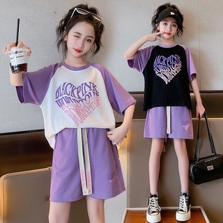 Bộ quần áo mùa hè cotton mềm mại mát mẻ phong cách trẻ em