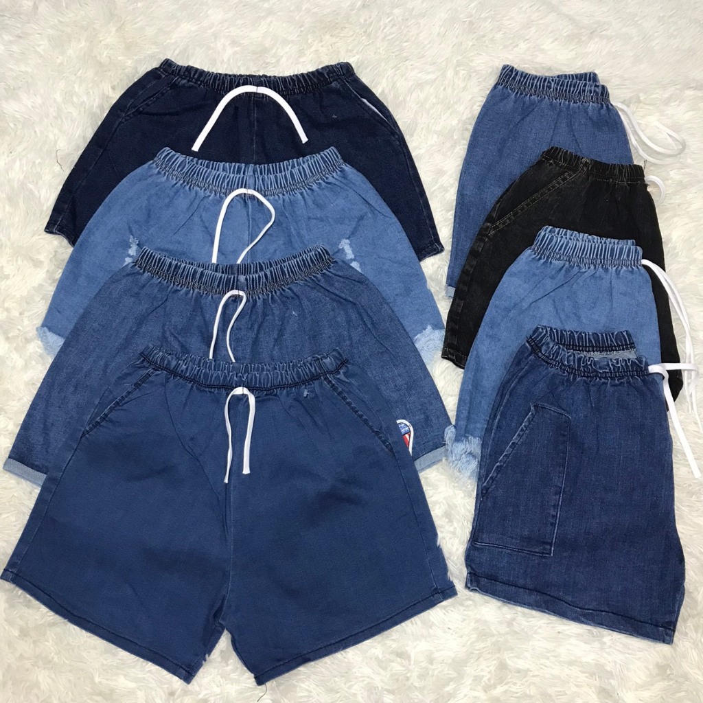 Quần Short Jean Nữ form rộng vải đẹp form chuẩn 100K/3 CÁI-QK01
