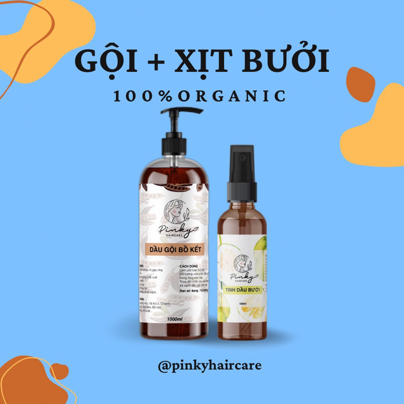 { Combo } Gội 300ml + Xịt Bưởi 100ml
