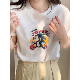 Áo thun nữ in hình mickey SONIC MENINA_STUDIO, áo thun nữ form rộng cotton 100% trẻ trung