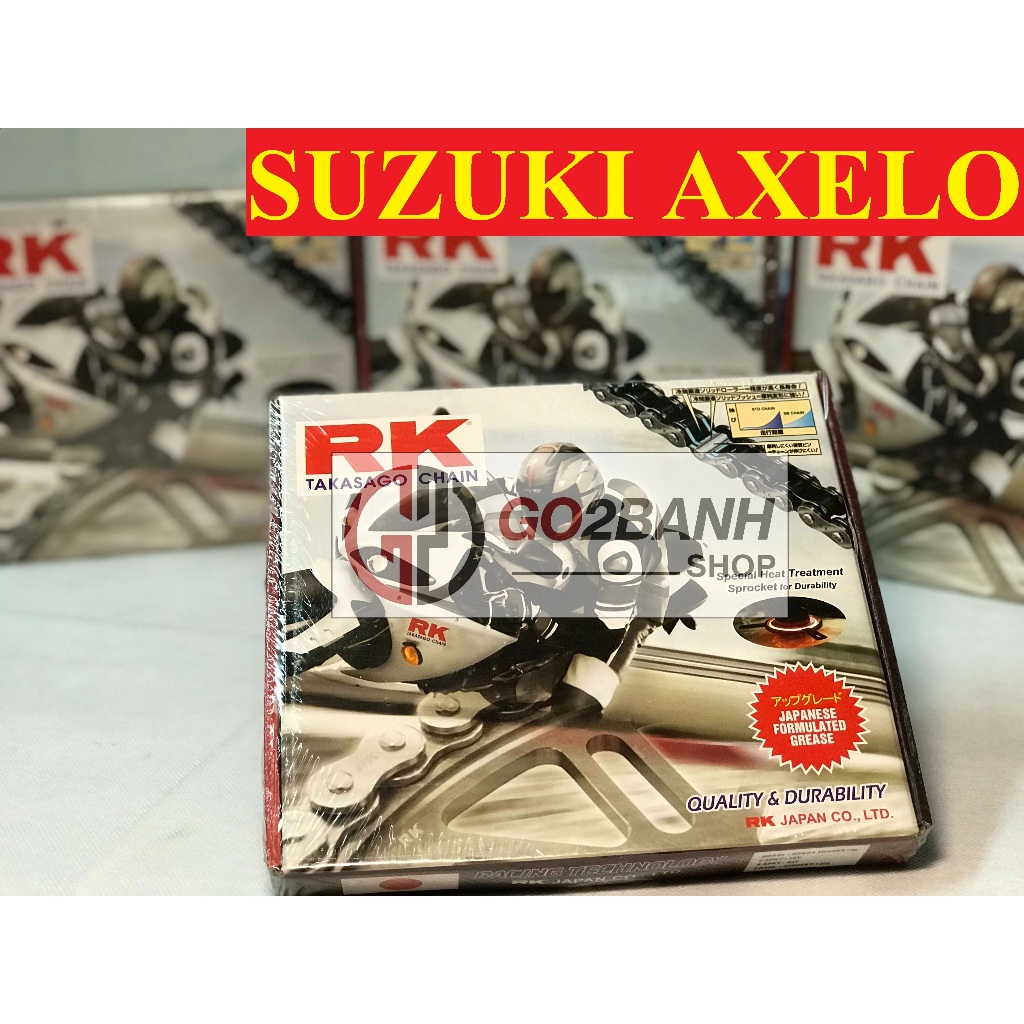 Nhông sên dĩa RK Axelo (côn tay) - Nhật Bản