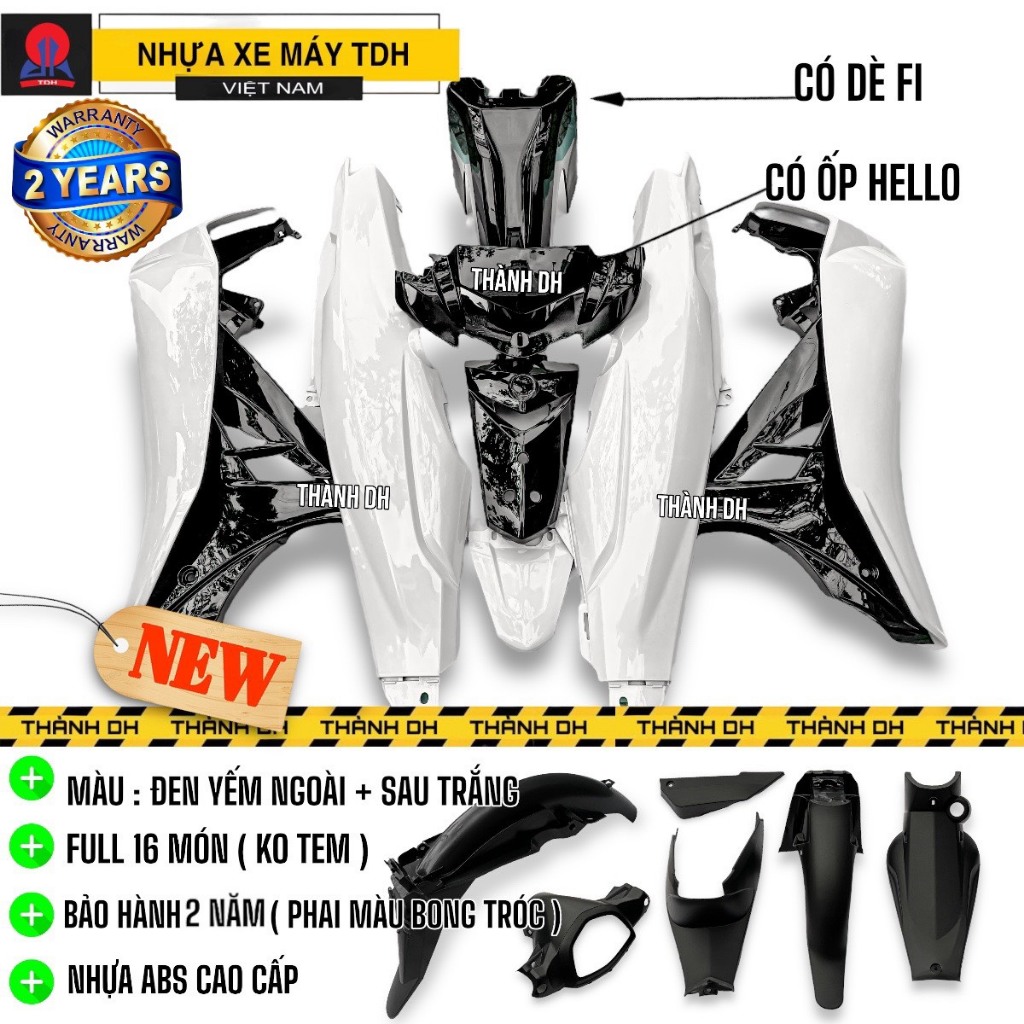 Dàn áo Sirius tặng Dè Fi Ốp Hello Nạ 3 lỗ - Chính hãng TDH