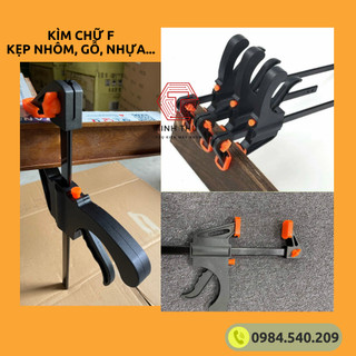 Kẹp chữ f loại 8 inch, kìm kích thước lớn, dùng kẹp gỗ nhôm