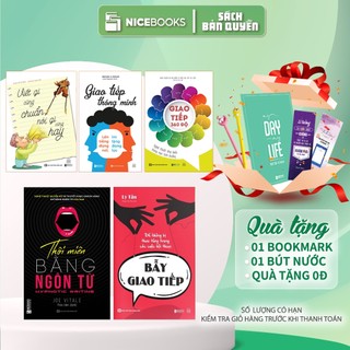 Sách giao tiếp tự tin: thôi miên bằng ngôn từ, giao tiếp 360, giao tiếp thông minh, bẫy giao tiếp, viết gì cũng chuẩn