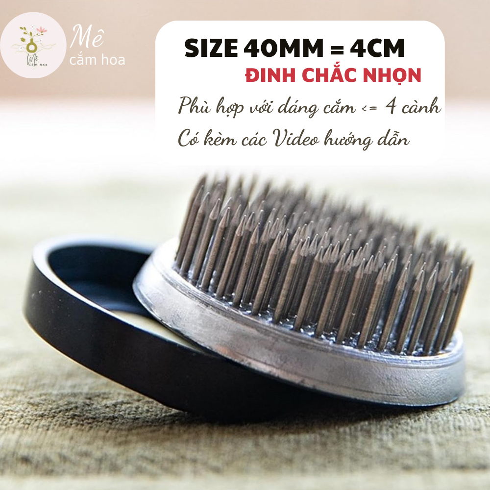 Bàn chông cắm hoa 40mm - Cắm hoa nghệ thuật Ikebana