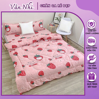 Set Chăn Phao Cotton Poly 5 Món - Giá Tại Xưởng