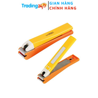 Bấm móng tay thân nhựa KAI cỡ trung màu cam Nhật Bản