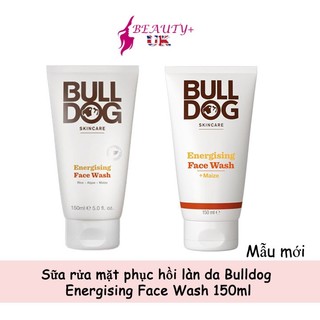Sữa rửa mặt phục hồi làn da Bulldog Energising Face Wash 150ml