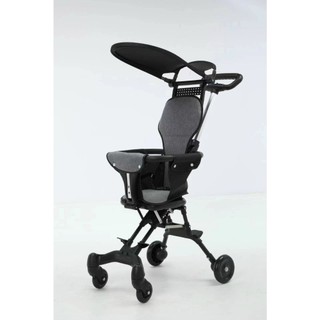 Xe đẩy 2 chiều gấp gọn cho bé nằm, ngồi tặng kèm đệm