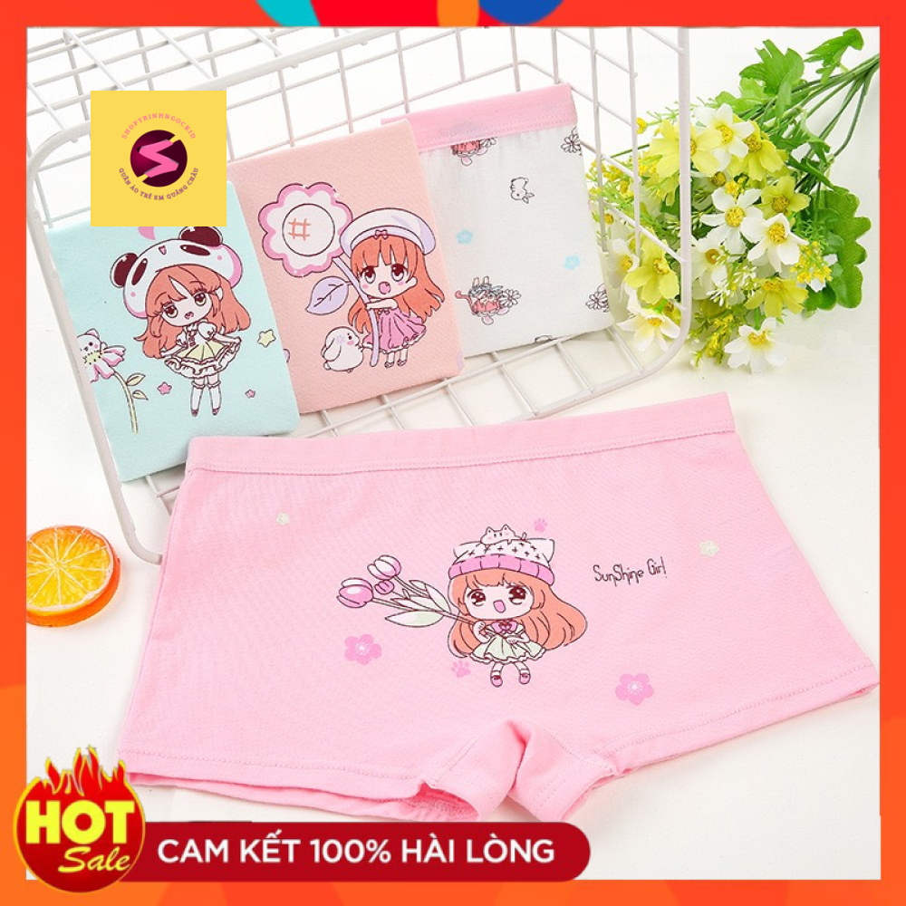  Combo 5-10 Quần Chíp đùi quảng châu bé gái 5-40kg quần Chíp bé gái quần ngắn mặc trong váy bé gái duói 8 tuổi 