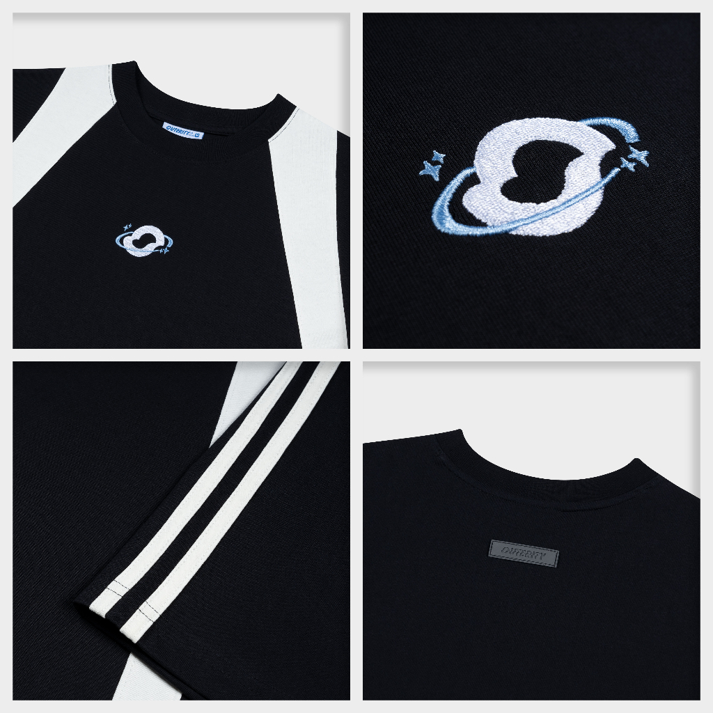 Áo Phông Nam Nữ , Áo thun unisex nam nữ localbrand blokecore Outerity Sporty Basic chất cotton mềm mịn siêu hot 2024