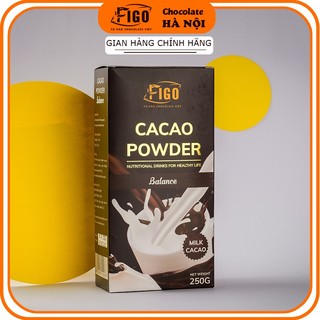 [Bán chạy] Bột socola dòng Balance pha uống Figo 80% cacao ( pha chế cacao sữa đá, nóng, socola đá xay)