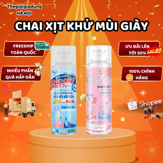Chai Xịt Khử Mùi Giày Dép NaNo Bạc, Xịt Khử Mùi Hôi Chân Nano làm thơm tủ quần áo, hết mùi tất chân, vớ chân lưu