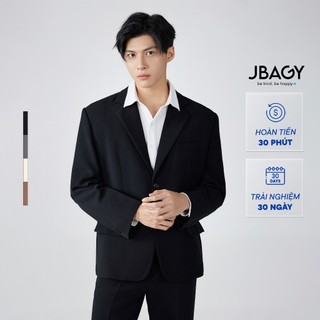 Áo khoác blazer nam JBAGY thiết kế Classic 3 lớp dầy dặn, có đệm vai tinh tế phong cách Hàn Quốc JK007