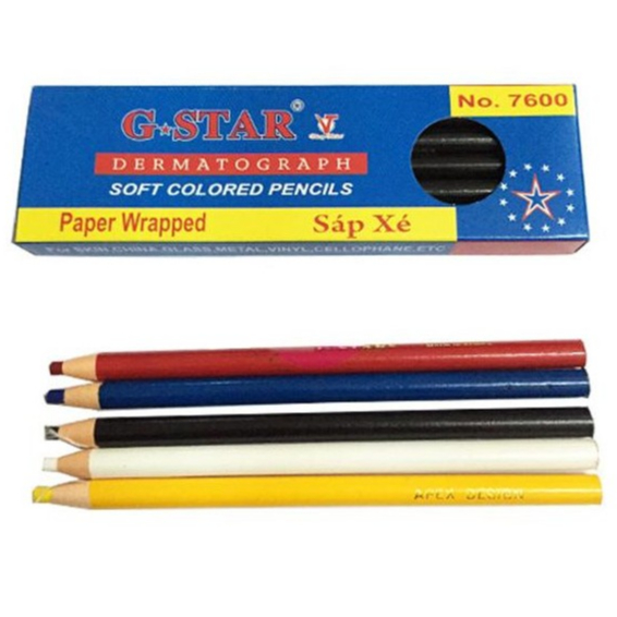 Bút Sáp Xé Vẽ Trên Vải G-Star, Fabric Marker Paper Wrapped Pen G-Star