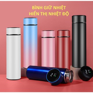Bình giữ nhiệt hiển thị nhiệt độ, bình nước inox có màn hình hiển thị nhiệt độ